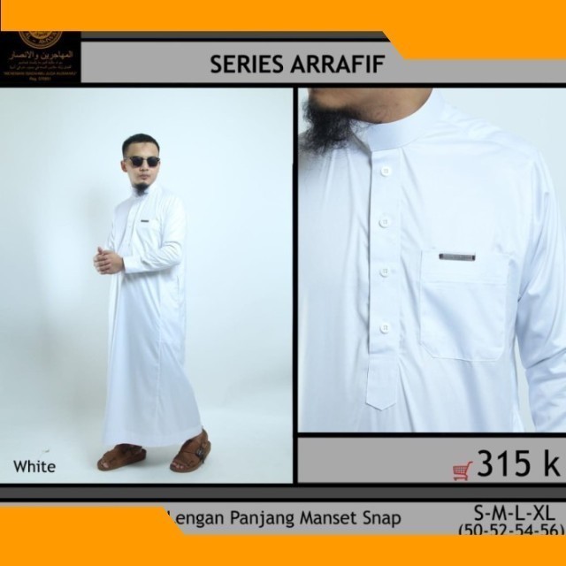 Jubah Al Amwa Manset Gamis Platinum Al Amwa Polos Jubah Gamis Polos  Jubah Gamis Al Amwa Lengan Panj