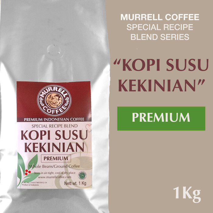 

[Coffee New] Kopi Susu Kekinian PREMIUM 1kg biji bubuk MURRELL special blend - BIJI