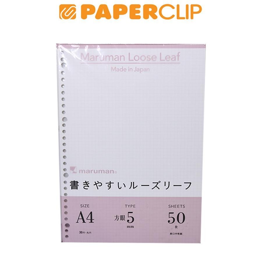 

LOOSE LEAF A4 MARUMAN L1107 GRID / KOTAK 50S