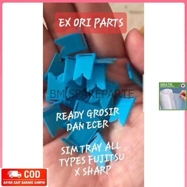 SIM TRAY SLOT KARTU WADAH SHARP AQUOS SH01H SH01G SH04H SH04G 506SH SHV34 303 302 304 FUJITSU F01H