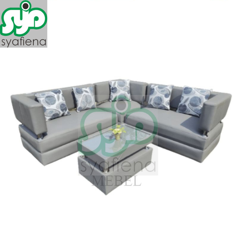 MURAH Sofa sudut sofa jasmine sudut sofa L sofa minimalis sofa murah sofa 221 (bisa costume warna) c