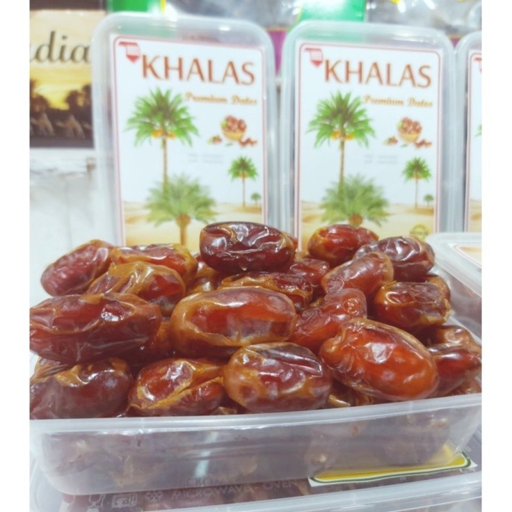 

Kurma Khalas 500gr premium natural oleh oleh haji umroh exp 2025