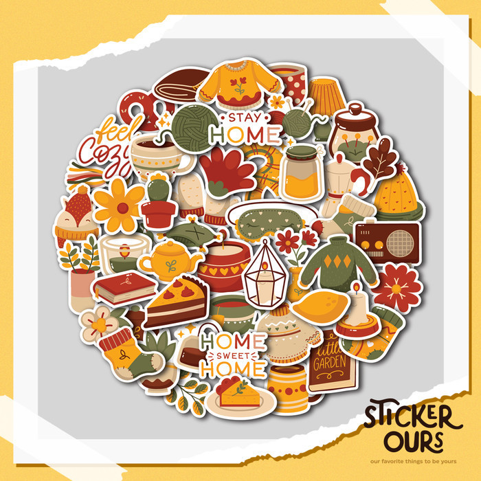 

STICKER PACK WARM AUTUMN | STIKER TUMBLER LAPTOP | STIKER KOPER HELM