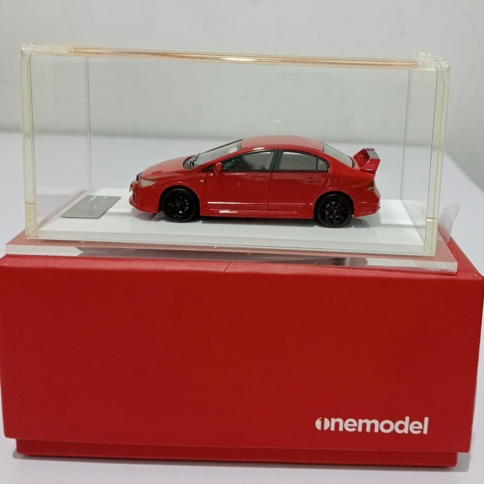 Diecast One Model Mugen Honda Merah 1:64-ONEMODELMUGEN