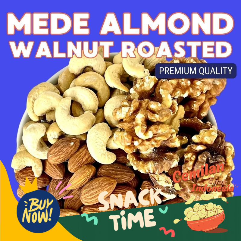 

Special Diskon TRAIL MIX 3 KACANG 500GR KACANG MEDE ALMOND WALNUT (CEMILAN DIET PREMIUM QUALITY)