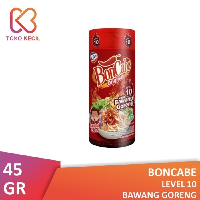 

Kobe Boncabe Lv 10 Bawang Goreng 45gr