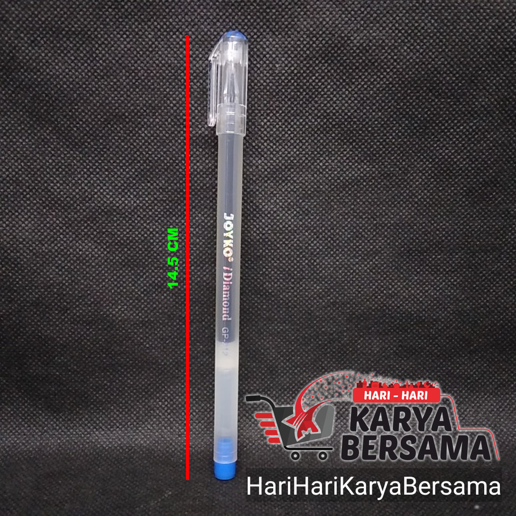 

PULPEN JOYKO DIAMOND GEL PEN GP-212 0.5MM - BLUE