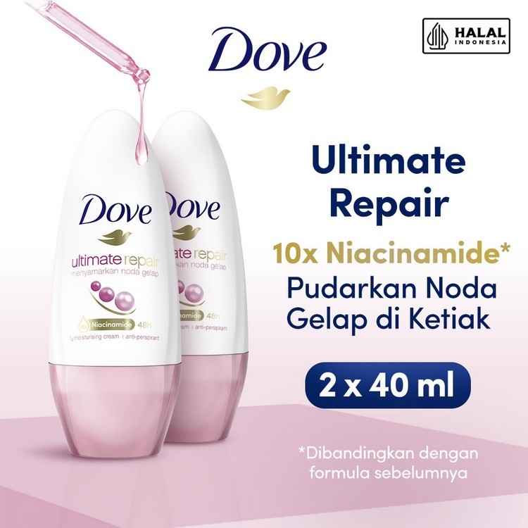 Dove Deodorant Roll On Ultimate Repair 40 mL