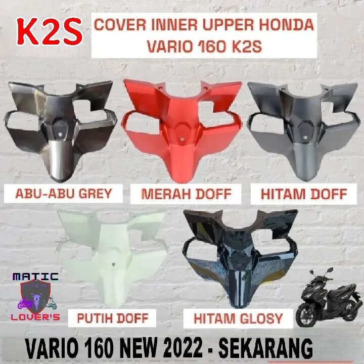 cover inner upper kontak legshield dalam atas laci rack vario 160 new K2S 2022-Sekarang