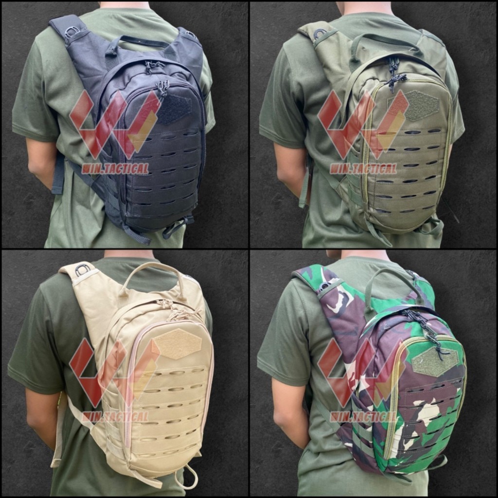 Tas RANSEL BAGPIT Gowes Army Pria Wanita 3 L