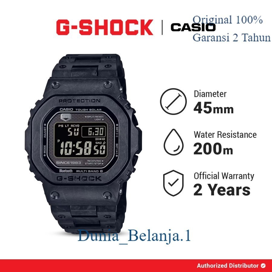 Original 100% Casio G-Shock GCW-B5000UN-1DR Jam Tangan Pria Digital GSHOCK GCWB5000 Garansi Resmi 2 Tahun