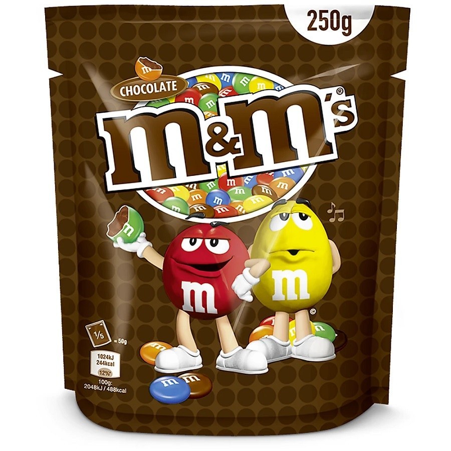 

Coklat M&M's Milk Chocolate isi 250gram asal Eropa