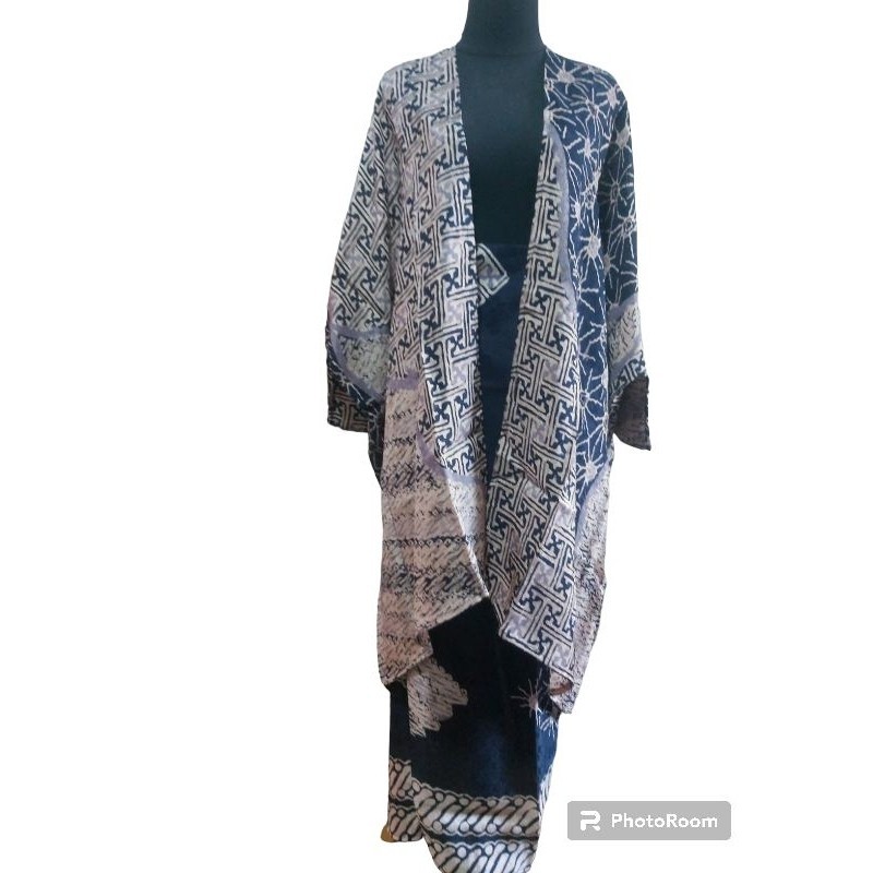 setelan outer batik pulo / setelan melayu / setelan mewah viscose / baju kondangan / setelan wanita 