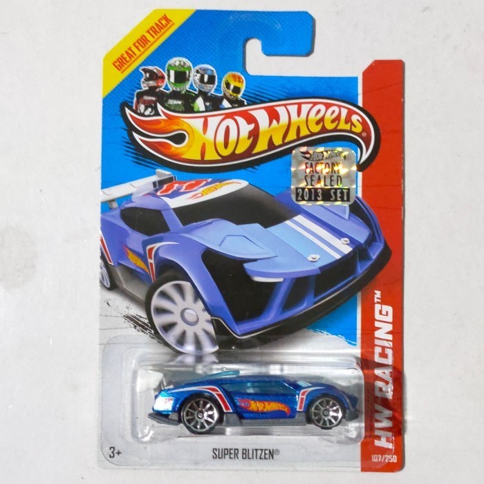 Hotwheels Hot Wheels Super Blitzen biru HW Factory Sealed 2013 rare -DD24