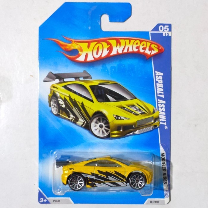 HW Hot Wheels Asphalt Assault kuning 2009 Modified Rides -DD24