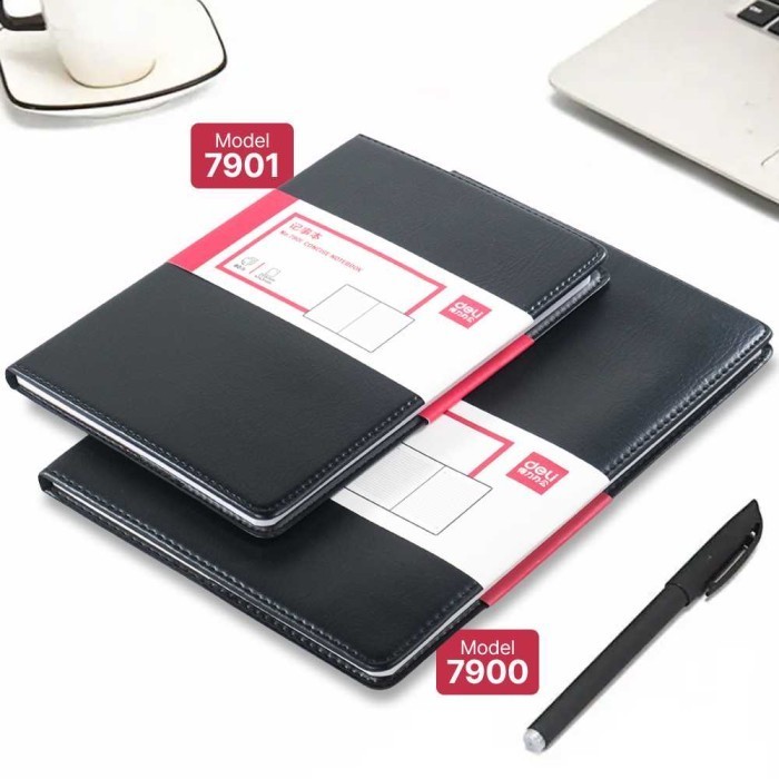 

fenyueer Buku Catatan Notebook Diary Harian Cover Kulit Sintetis - Hitam, 7901