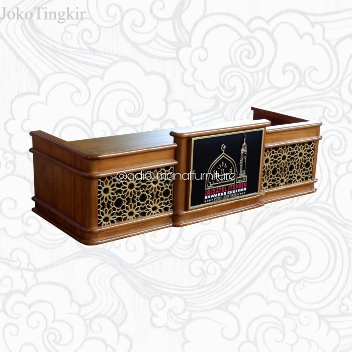 

Meja Majlis - Meja Majelis - Meja Ngaji - Mimbar Duduk murah