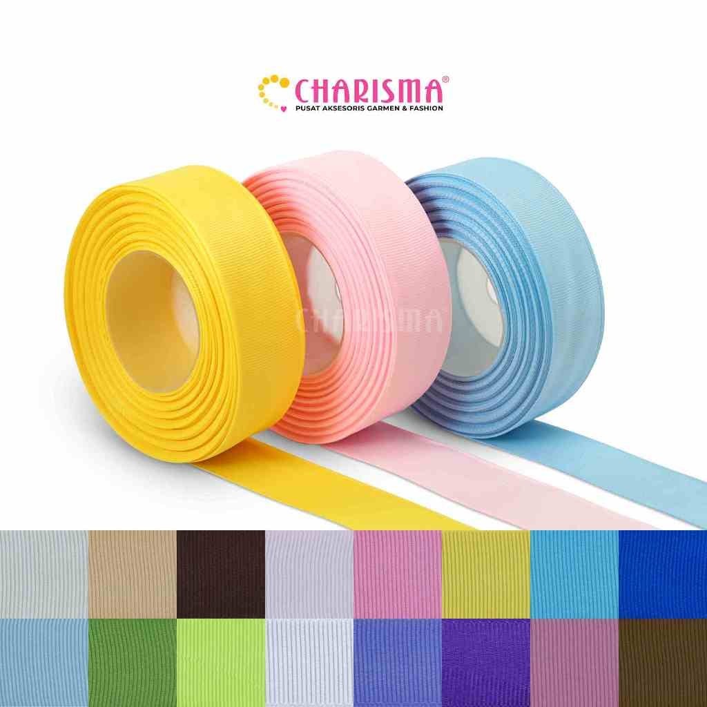 

Charisma Pita Salur - Gross Grain Warna Pastel 2,5 Cm / Harga 1 Roll (25 Yard)