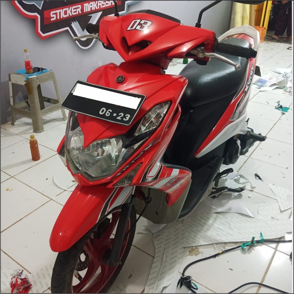 Stiker Sticker Decal Setiker Striping Stripping Motor Yamaha Xeon Rc Full Body