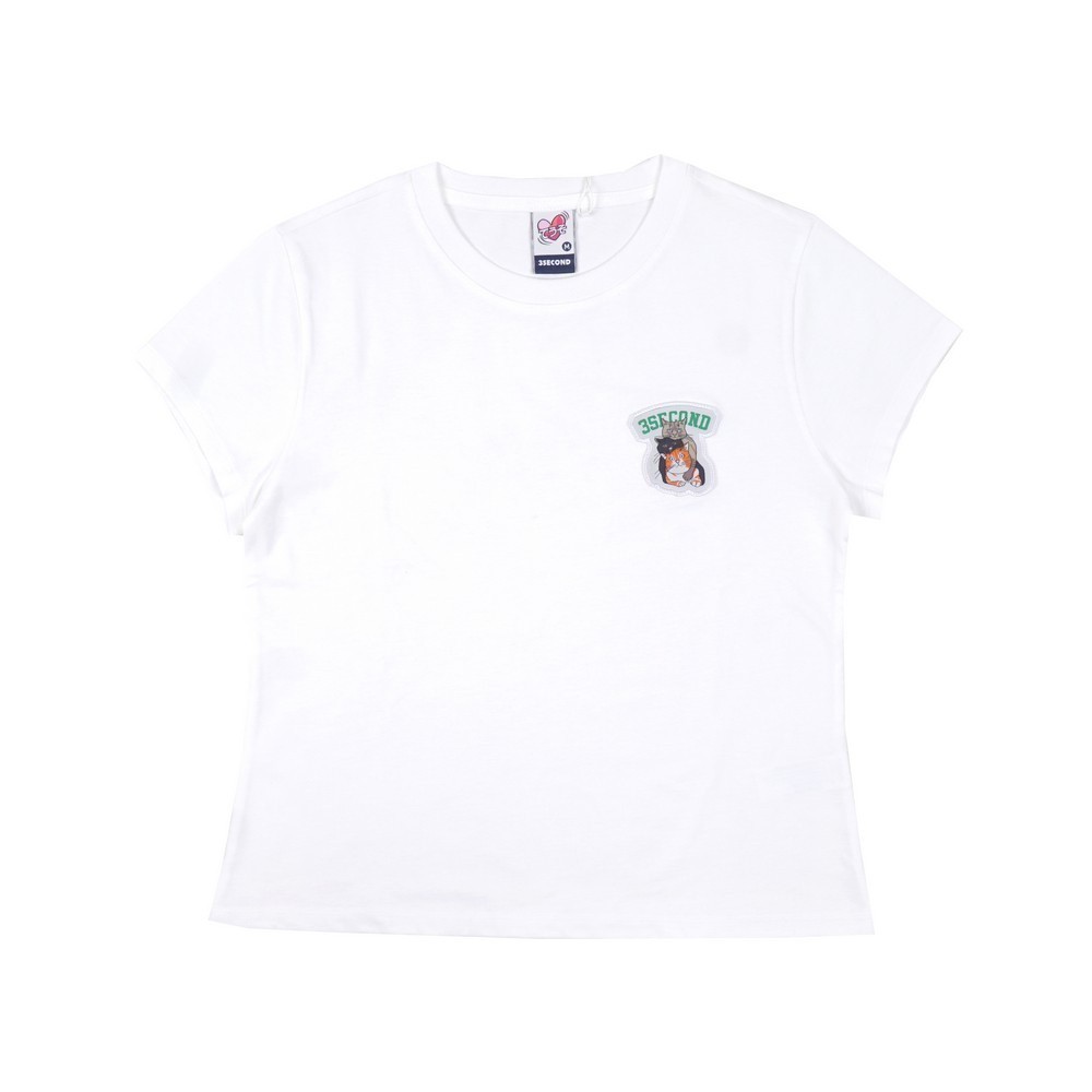 【HOT】 3Second Kaos  Lengan Pendek Katun Anime Rumiko C071223 Fashion leisure business Tee