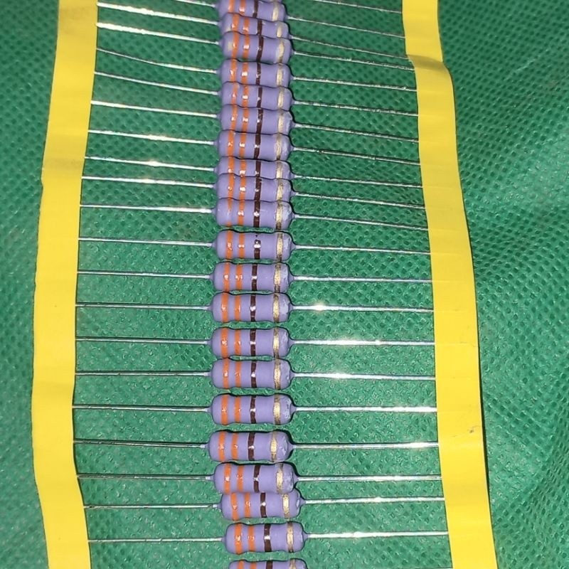 resistor 330r 1 watt original japan 1w 330ohm 1watt 330 r metalfilm F Fajar elektro 2