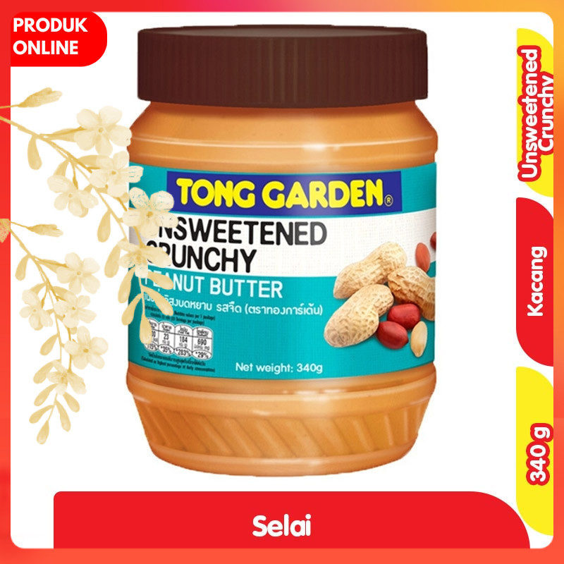 

Tong Garden Selai Peanut Butter Unsweetened Crunchy 340 g