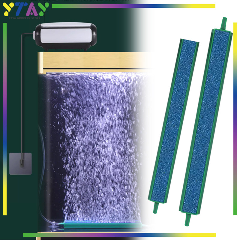 Batu Aerator Panjang Aquarium Kolam Air Stone Gelembung Udara Aquarium Aquascape Kolam Udara Aerasi 