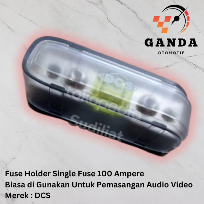 SEKRING / SIKRING FUSE AUDIO / MOBIL FUSE HOLDER AUDIO MOBIL - 100 A