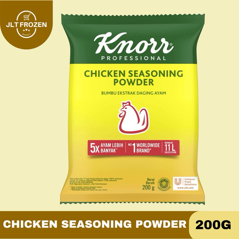 

Knorr Chicken Seasoning Powder / Kaldu Ayam Bubuk / Bumbu Kaldu Ayam - 200g/500g