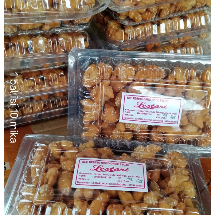 

KUE KERING ONDE ONDE KETAWA 1 ball isi 10 mika