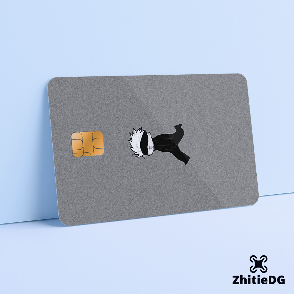 

Sticker Kartu ATM Gojo Satoru Chibi Style Premium Hologram | zhitieDG