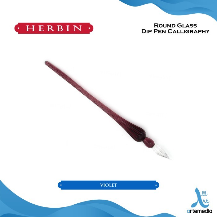 

[NEW] Pena Celup Kaca Kaligrafi Herbin Round Glass Dip Pen Calligraphy - VIOLET
