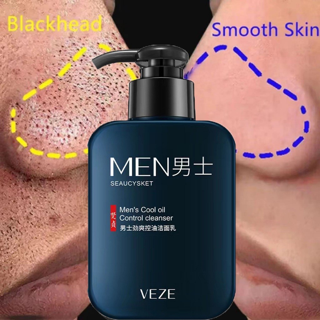 Pembersih Wajah Pria Wajah Pria Pemutih Wajah Pria Tungau Pembersih Jerawat Dan Pembersih Wajah Jera