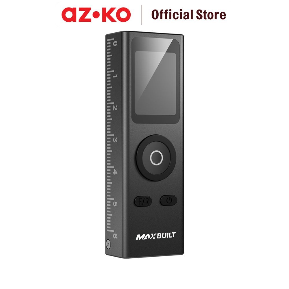 AZKO Maxbuilt 30 mtr Alat Pengukur Jarak Laser Digital Mini - Hitam alat pengukur jarak peralatan uk