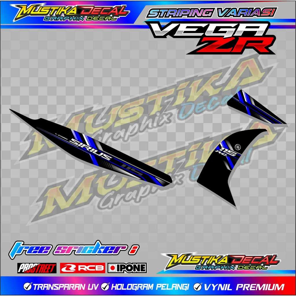 Striping Variasi Yamaha Vega Zr Sirius/ Sticker List Motor Yamaha Vega Zr Sirius