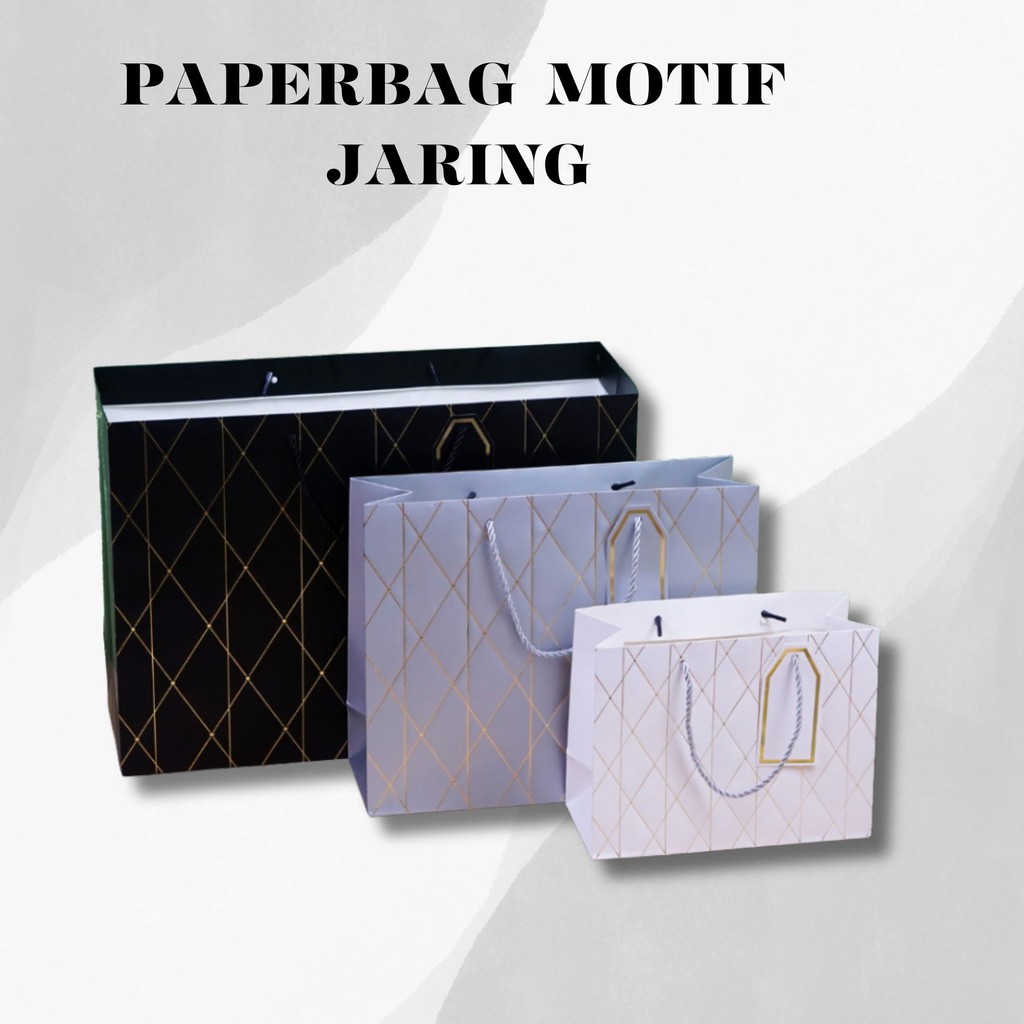 Paper Bag / Hampers bag / Gift Bag/ Paper bag Kado Hampers / Paperbag Motif Tebal Ukuran Besar Kecil