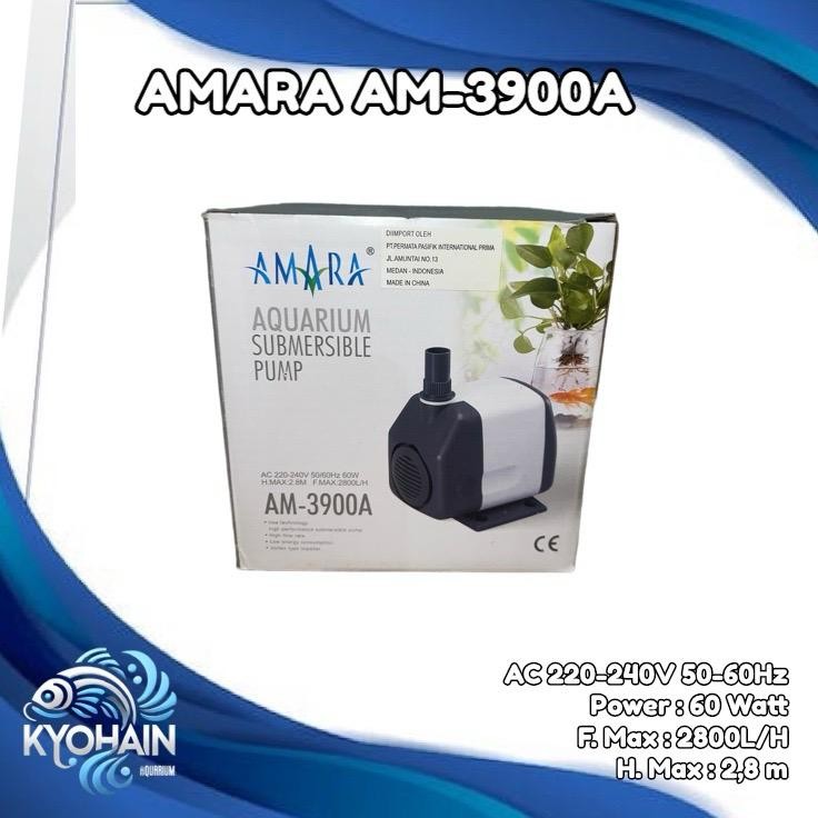 AMARA AA 3900 POMPA CELUP AIR AQUARIUM KOLAM HIDROPONIK AA3900