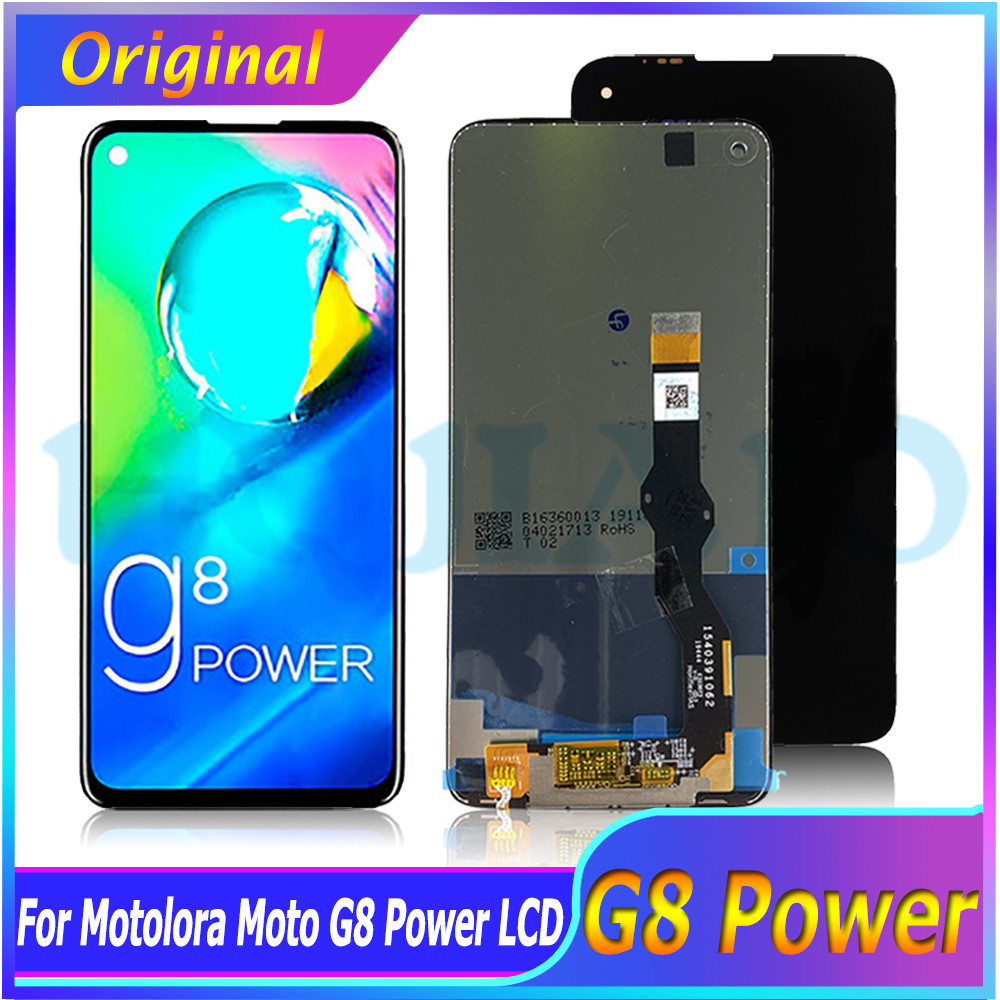 6.4" Original Lcd Screen For Moto G8Power Touch Screen XT2041-1 LCD Display Digitizer For Motorola G