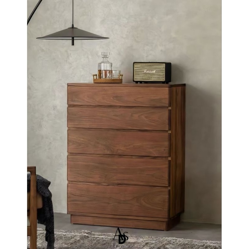 lemari laci kayu jati lemari kabinet drawer 5 laci