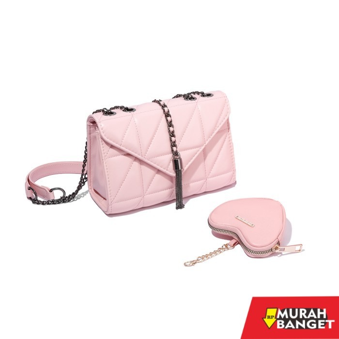 tas selempang wanita simple elegan HONYAN  Tas Selempang Wanita Import Terbaru Sling Bag Kekinian Vi