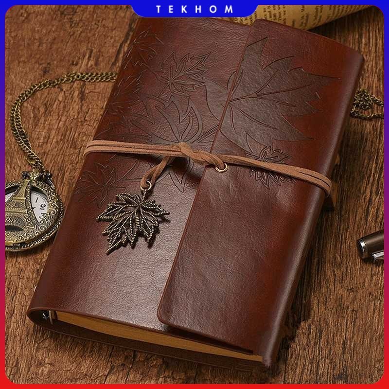 

Toddi AIMEE Buku Catatan Binder Notebook Cover Kulit Vintage Maple - AM-16