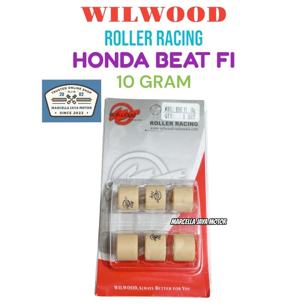 1 SET WILWOOD ROLLER RACING HONDA BEAT FI 10 GRAM ROLER RACING BEAT FI 10GRAM 10G ROLLER BEAT RACING
