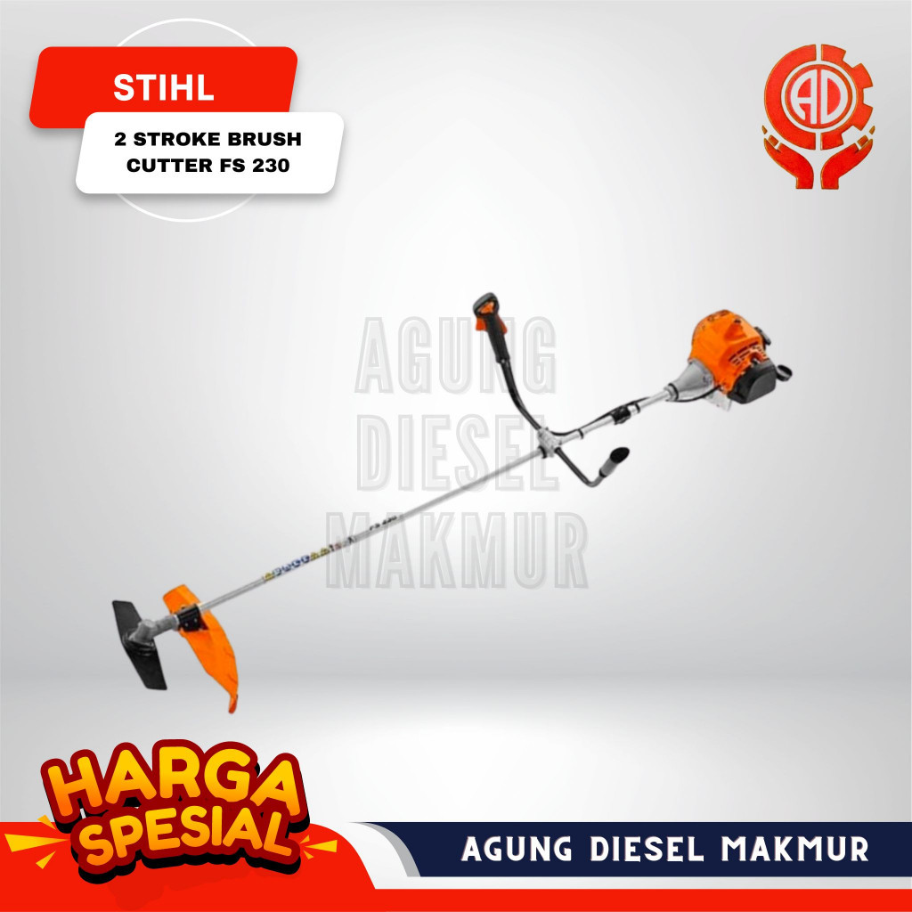 Stihl Brush Cutter Mesin Potong Rumput Gendong Samping 2 Tak FS 230