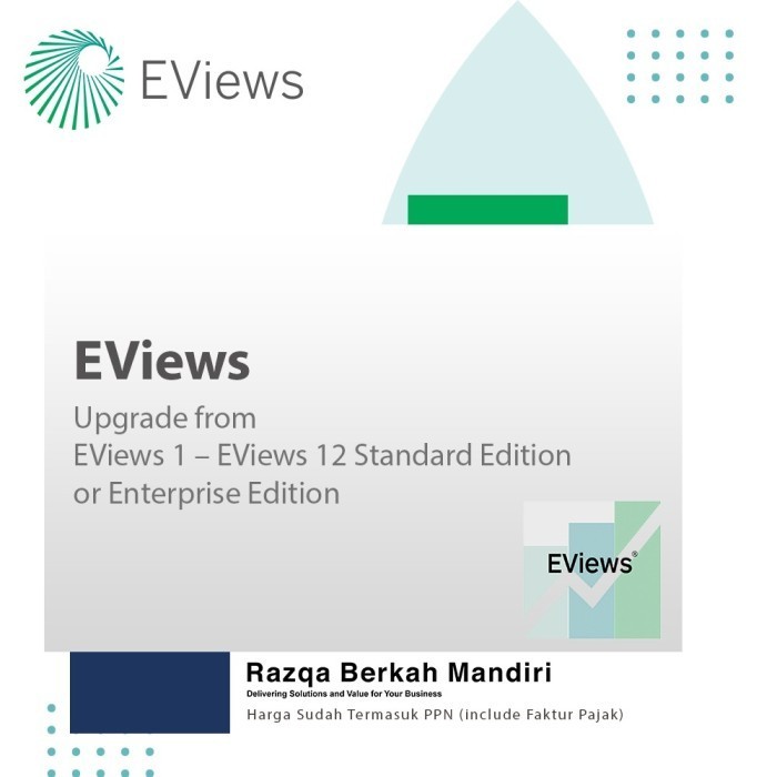 EViews  Upgrade from EViews 1 – 12 Standard Edition to EV13 Standard