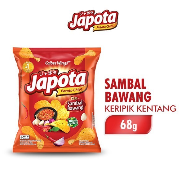 

Japota Keripik Kentang 68 gr sambal bawang / madu / rumput laut / ayam bawang