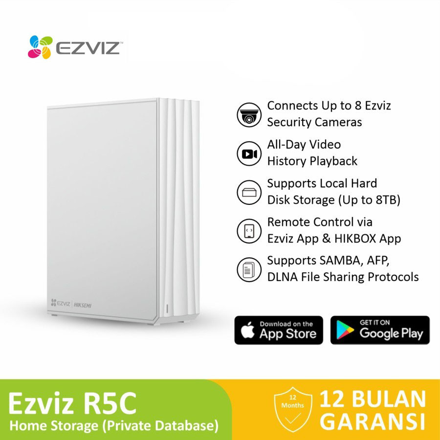EZVIZ R5C NAS Smart Home Storage Management NVR For CCTV