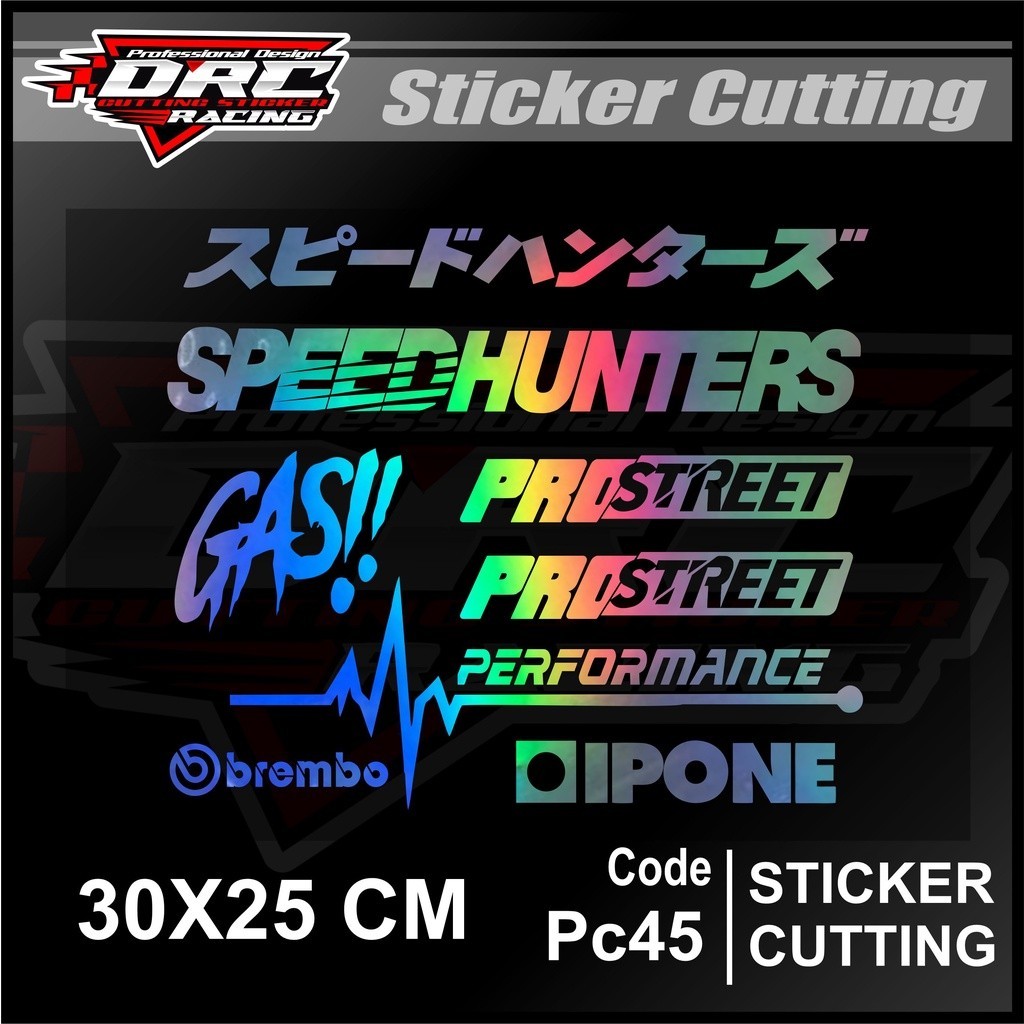 Striping Cutting Pack - Cutting Sticker Racing Sticker Variasi Motor Sticker Pack Speedhuntres gas