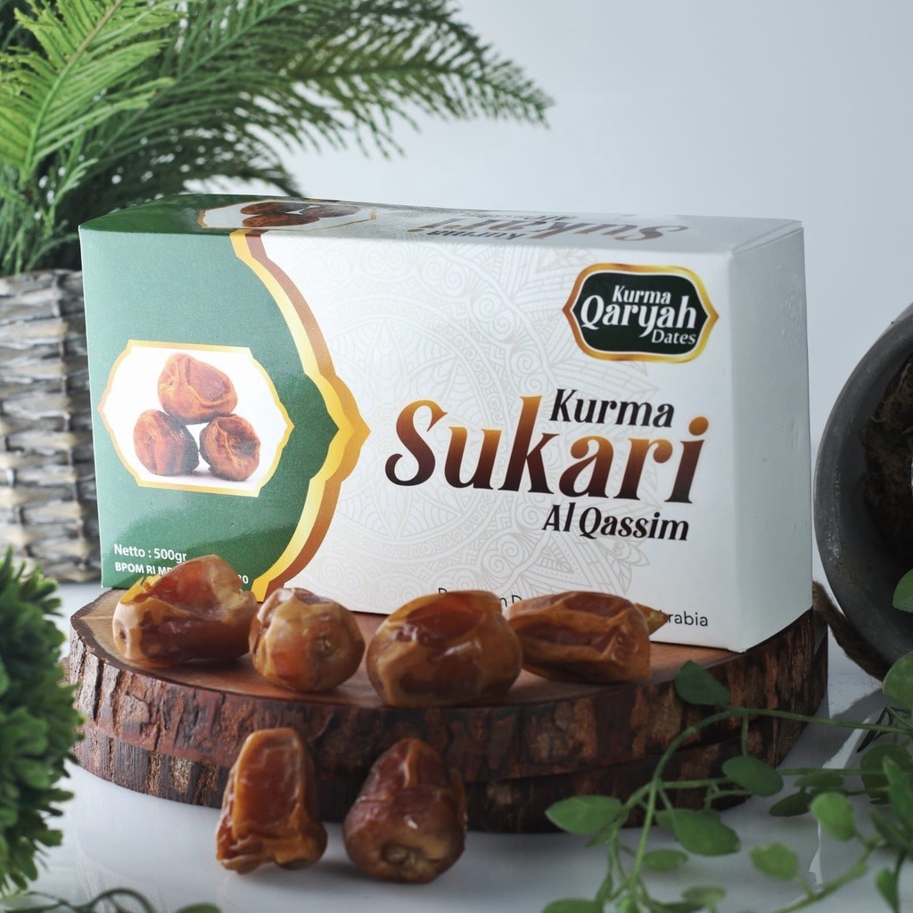 

Kurma Sukari Al Qassim Premium - 500 gram bq