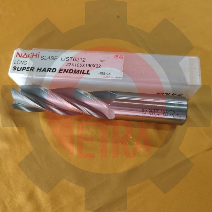 End Mill / EndMill Nachi 32mm Long 4 Flute HSS - EndMill Nachi Long