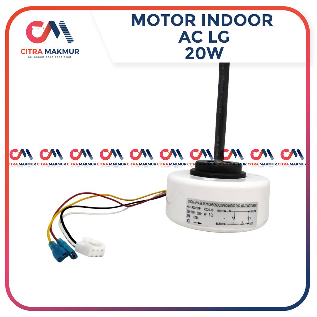 Motor Indoor LG 9 cm AC 20 Watt Dinamo Blower Indoor 1/2 1 pk Jetcool Hercules Jet Cool Standard As